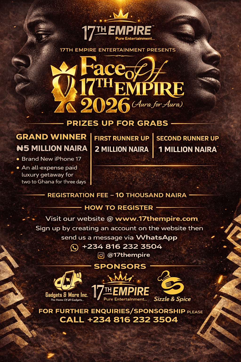 Face of 17th Empire 2026